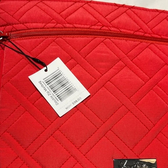 Vera Bradley Vibrant Red Quilted Crossbody Bag - Picture 3 of 8